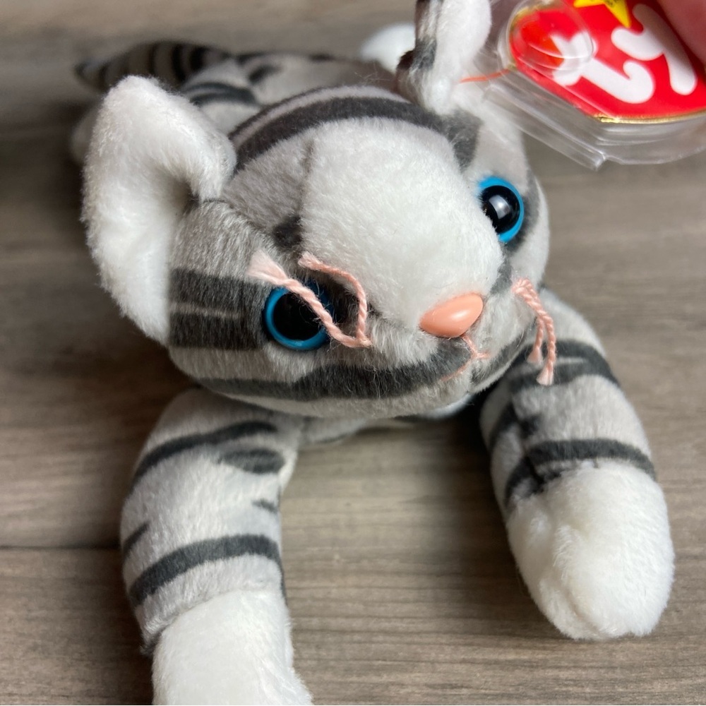 Ty Beanie Baby Prance 1997 Cat With Tag  Plush Toy - Picture 6 of 6